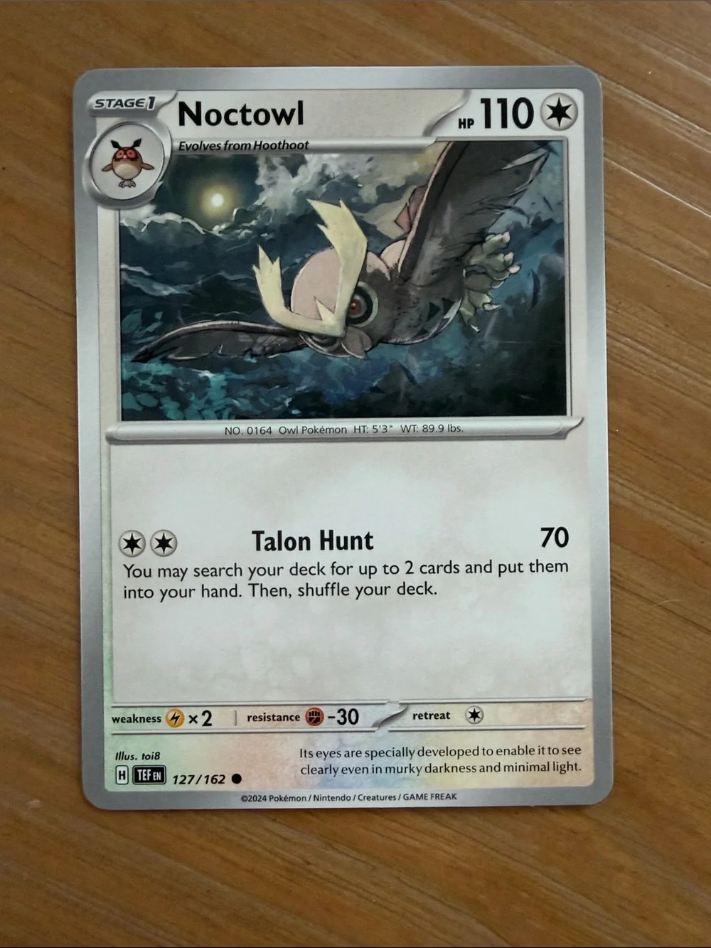 Hoothoot & Noctowl Evolution Line Lot | Temporal Forces + Astral Radiance |5/$25